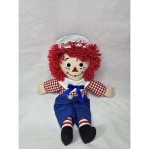 Applause Raggedy Andy 12" Doll Plush Toy Stuffed Animal Vintage